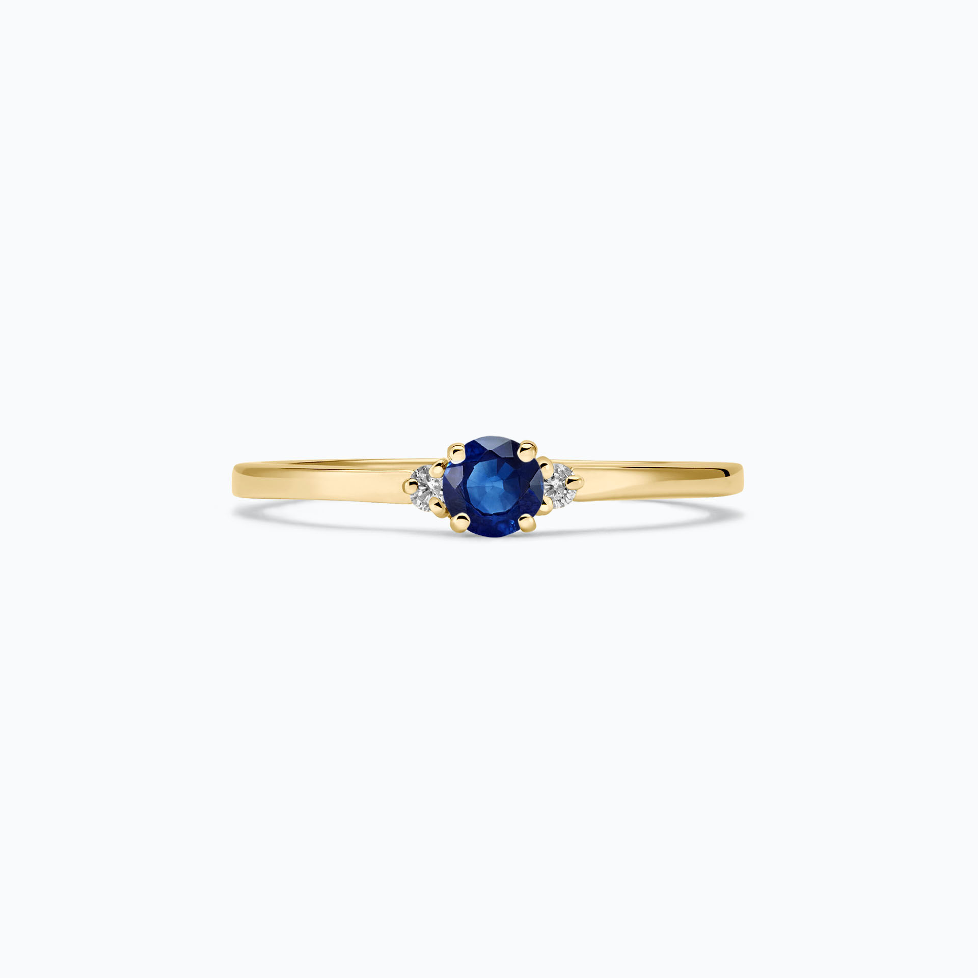 Bague saphir monture moderne hot sale